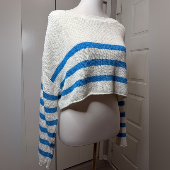 Zara Cream Knit Sweater - Picture 3 of 7